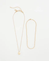 Goldtone Convertible Pendant Necklace