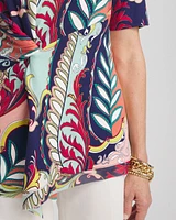 Touch of Cool™ Abstract Draped Tunic