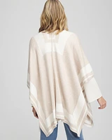 Striped Reversible Ruana