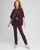 Sequin Placket Ruana