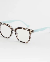 Square Tortoise & Pale Blue Readers