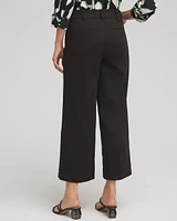 Cotton Sateen Cropped Pants