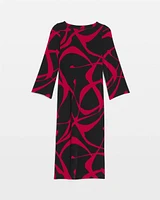 Travelers™ Bell Sleeve Boat Neck Dress
