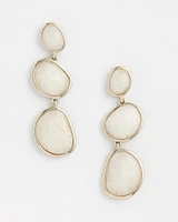 No Droop™ Genuine Jade Stone Drop Earrings