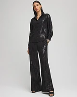 Sequin Wide Leg Pants
