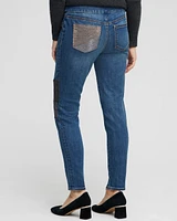 Patchwork Pull-On Jeggings