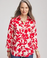 No Iron™ Floral Linen Shirt