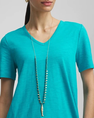 Turquoise Bead Necklace