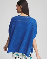 Scoop-Neck Poncho