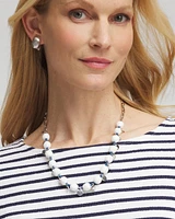 Convertible White Stone Necklace
