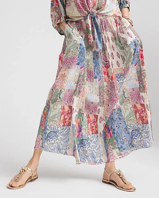 Floral Paisley Maxi Skirt
