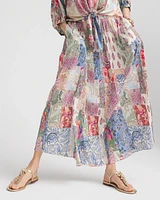 Floral Paisley Maxi Skirt