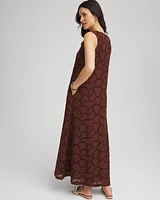 Eyelet Cutout Maxi Tank Dress