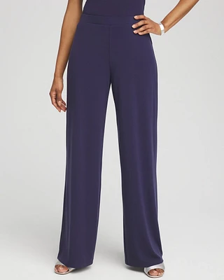 Travelers™ Knit Wide-Leg Pants