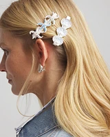Silvertone Ocean Motif Hair Pins