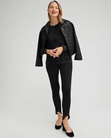 Cashmere Zebra Crew Neck Sweater