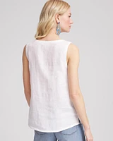 Sleeveless Linen Tank Top