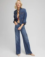Peplum Jean Jacket
