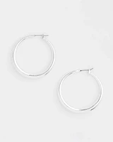 Cassie Silver-Tone Hoop Earrings