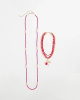 Convertible Beaded Pendant Necklace