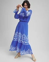 Off-Shoulder Tiered Maxi Dress
