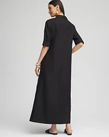 Linen Maxi Shirtdress