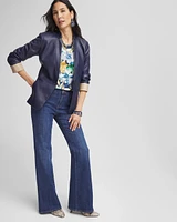 Buttery-Soft Faux Leather Peplum Jacket