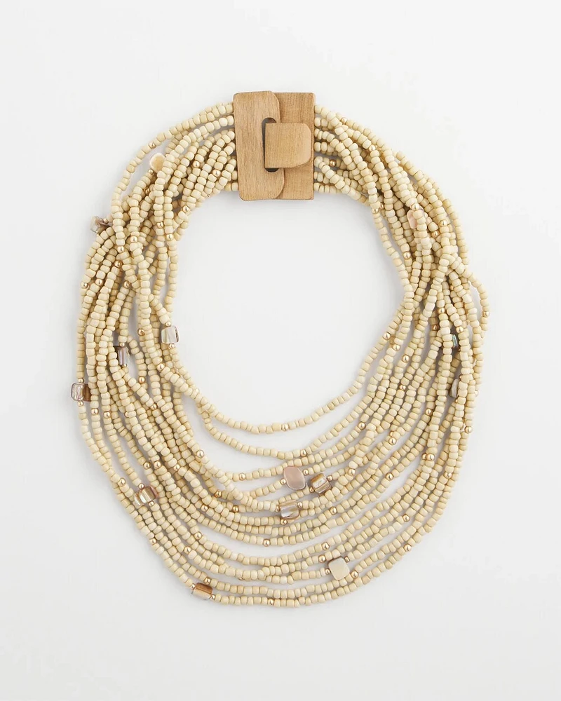 Multi-Layered Bead & Collar Necklace