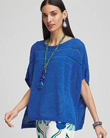 Scoop-Neck Poncho