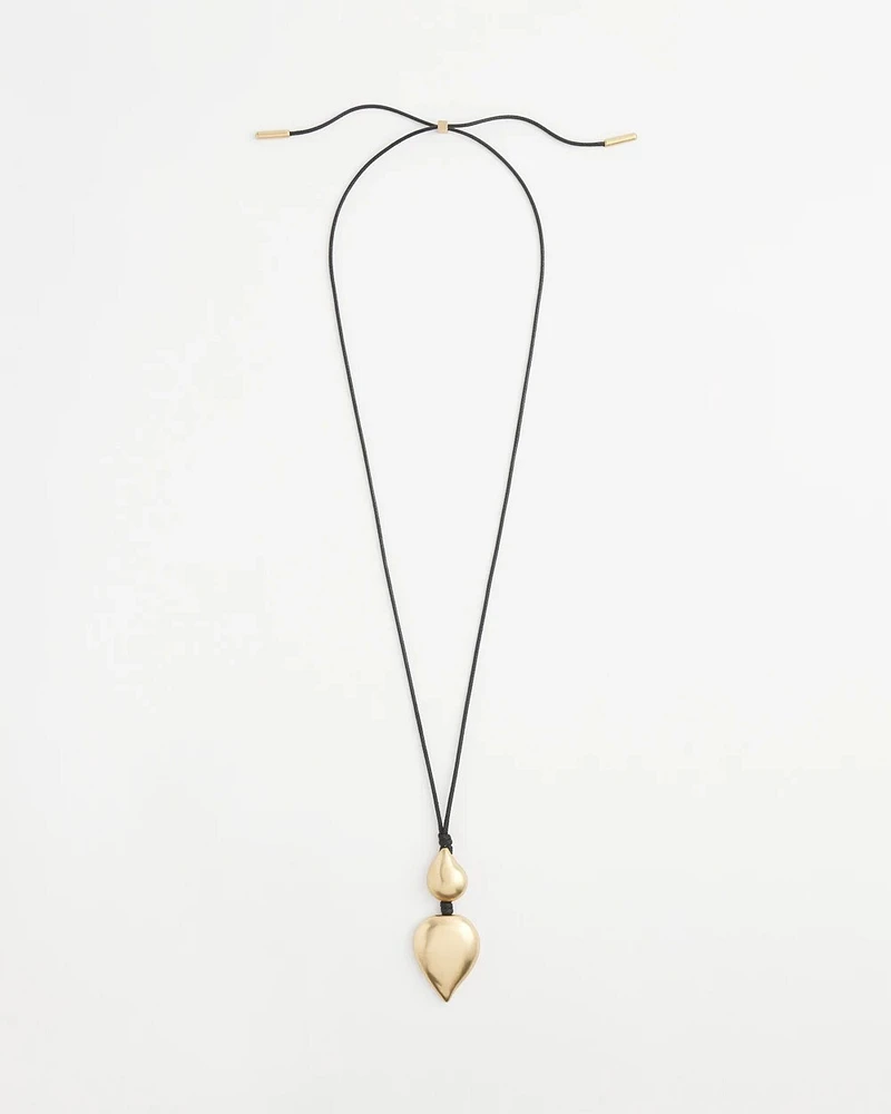Ash Gold Teardrop Pendant