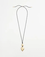Ash Gold Teardrop Pendant