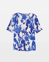 Travelers™ Wildflower Elbow-Sleeved Top