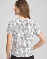 Zenergy® UPF Knit Geo-Print Dolman Top