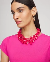 Blossoming Shells Statement Necklace