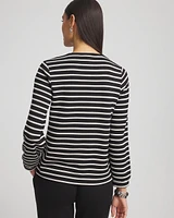 Zenergy® Scuba Striped Top