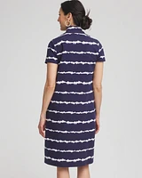 Zenergy® UPF Knit Tie Dye Half-Zip Dress