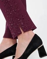 Juliet Beaded Slim Ankle Pants