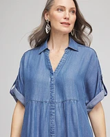 Tencel™ Midi Jean Dress