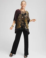 Travelers™ Collection Velvet Print Poncho