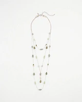 Natural Stone Layered Convertible Necklace