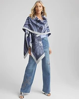 Jacquard Paisley Ruana