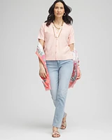 Sequin Short-Sleeved Cardigan