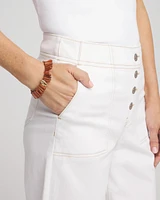 Walnut-Wood-Motif Stretch Bracelet