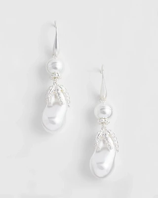 No Droop® Pearl Effect Earrings