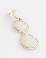 No Droop™ Genuine Jade Stone Drop Earrings