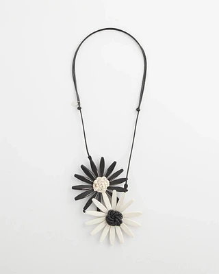 SYLCA® x Chico's Amaya Double-Flower Statement Pendant Necklace