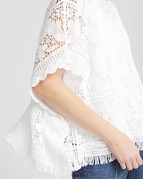 Lace Crochet Poncho