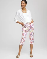 Brigitte™ Floral Pull-On Capri Pants