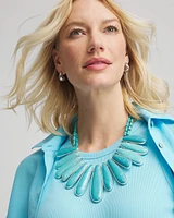 Turquoise Blue Statement Necklace