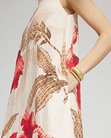 Floral Tank Linen Maxi Dress